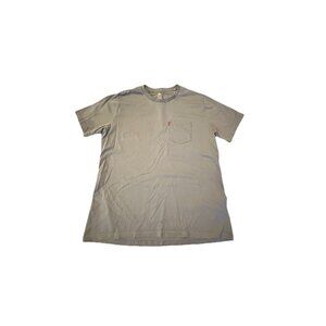 Levi's Mens Casual Heather Gray Short Sleeve Crew Neck T Shirt Logo Size Large